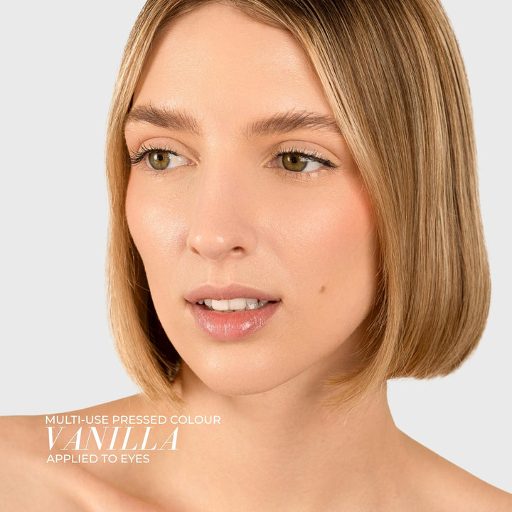 Fitglow Beauty Multi-Use Pressed + Cream Color | Skincare-infused Color Eyeshadow + Blush + Brow + Illuminator + Corrector