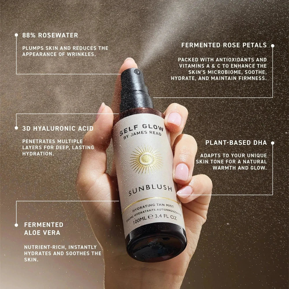 Self Glow by James Read Sunblush Hydrating Tan Mist