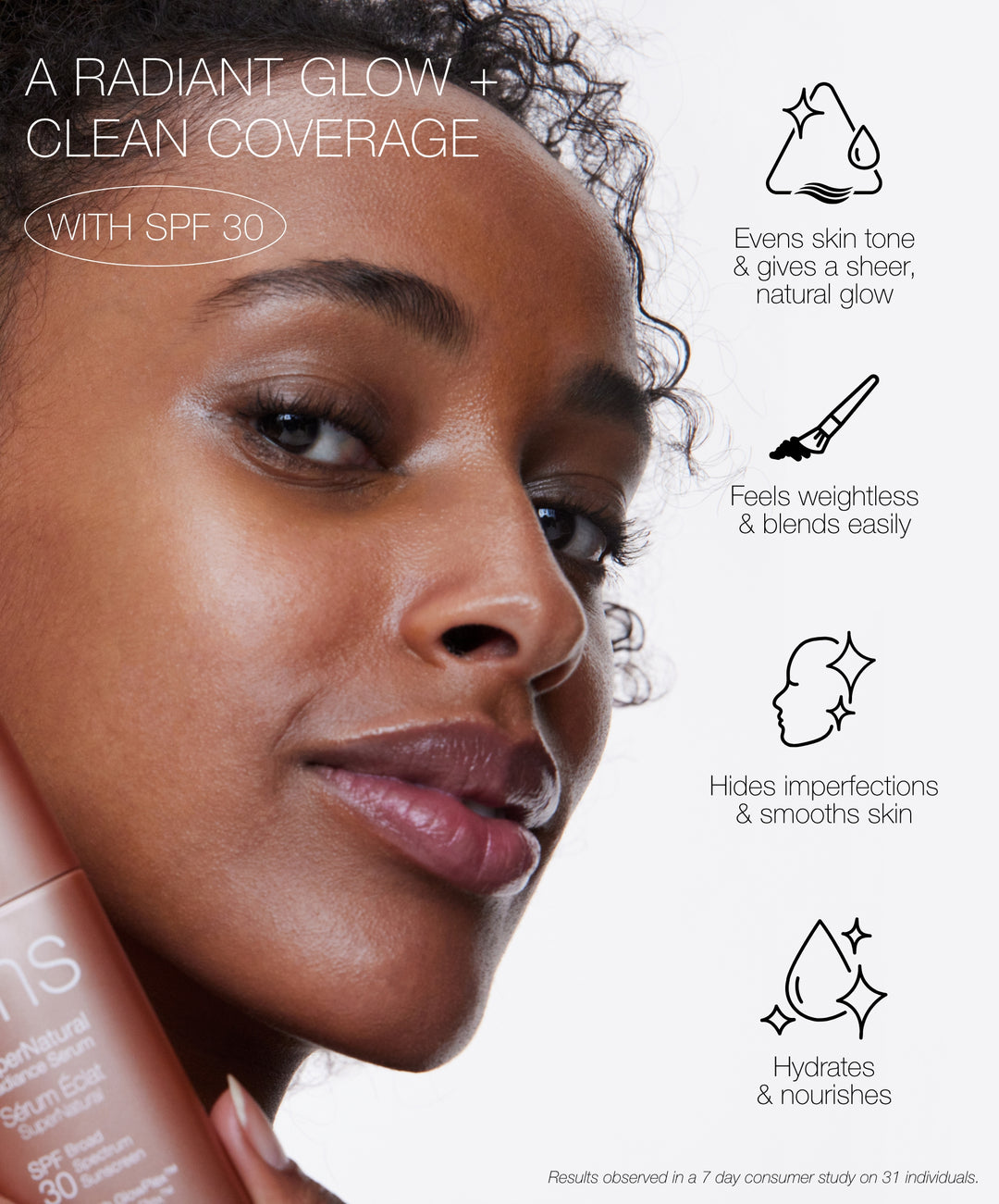 RMS Beauty SuperNatural Radiance Serum SPF 30