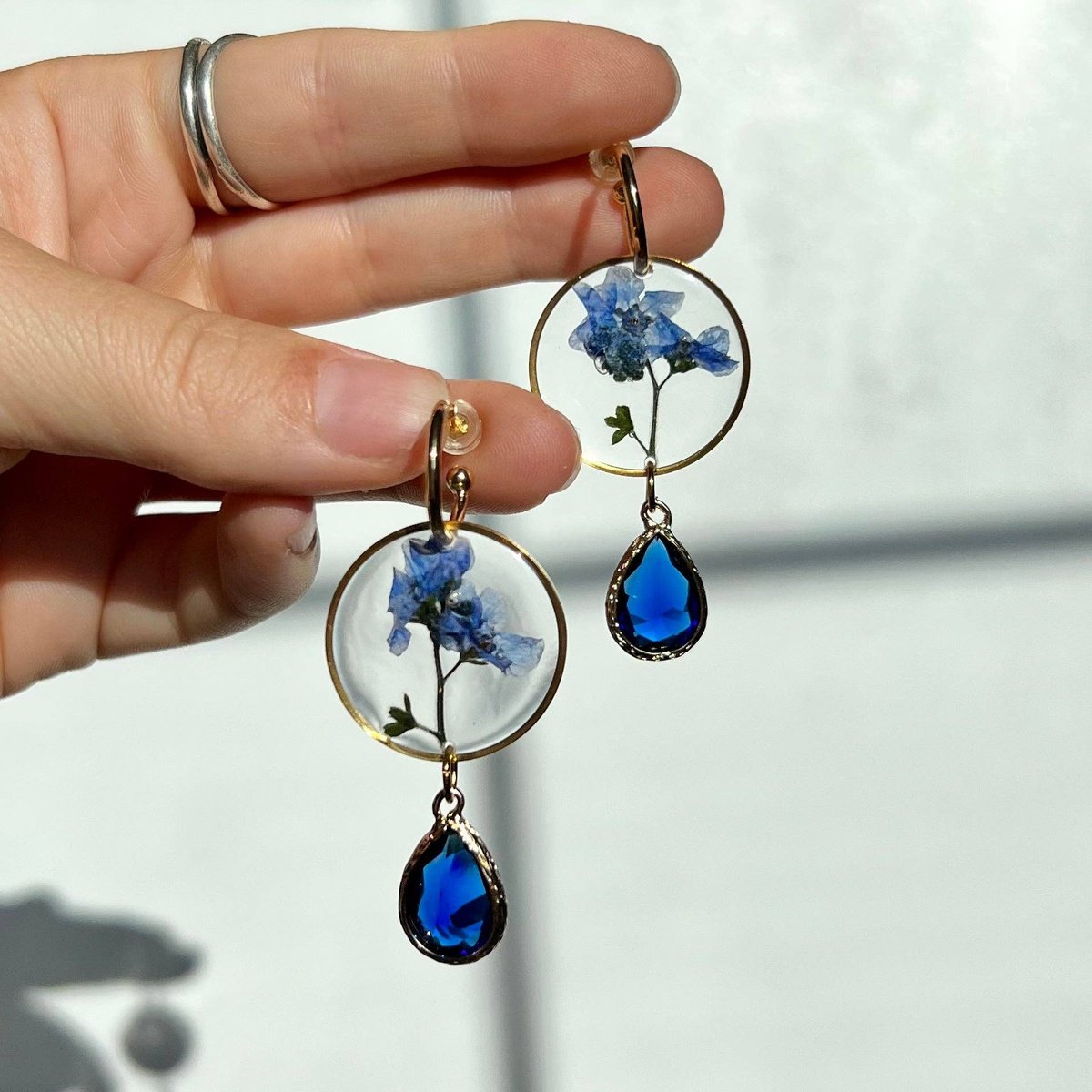 Blossom and Love | Forget Me Not Suncatchers Earrings