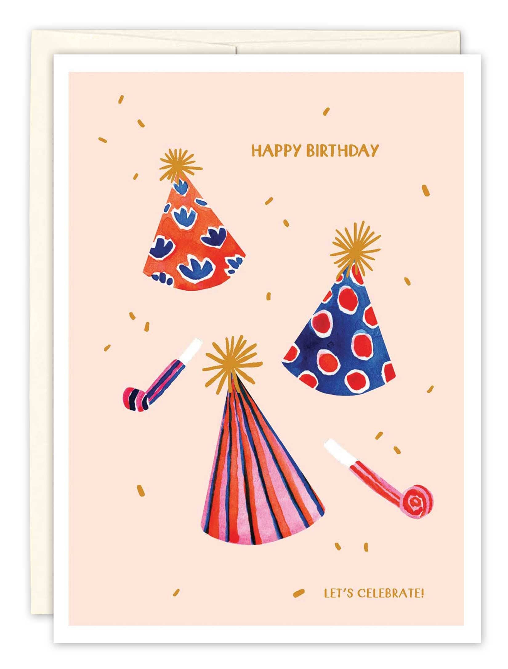 Biely & Shoaf - Party Hats Birthday Card