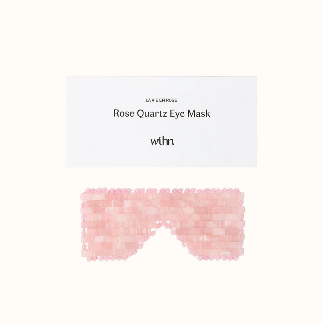 WTHN Rose Quartz Eye Mask (Combat Eye Fatigue & De-puff)