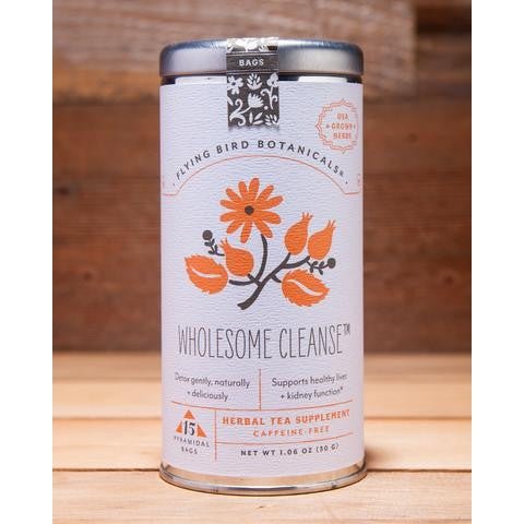 Flying Bird Botanicals | Wholesome Cleanse Organic Tea Bags ~ 15ct.