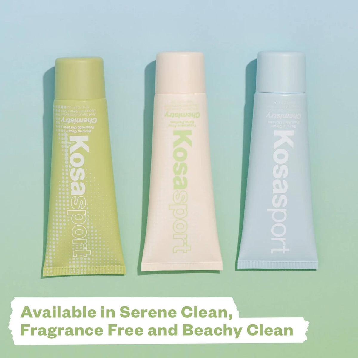 Kosas Chemistry AHA Serum Deodorant Collection