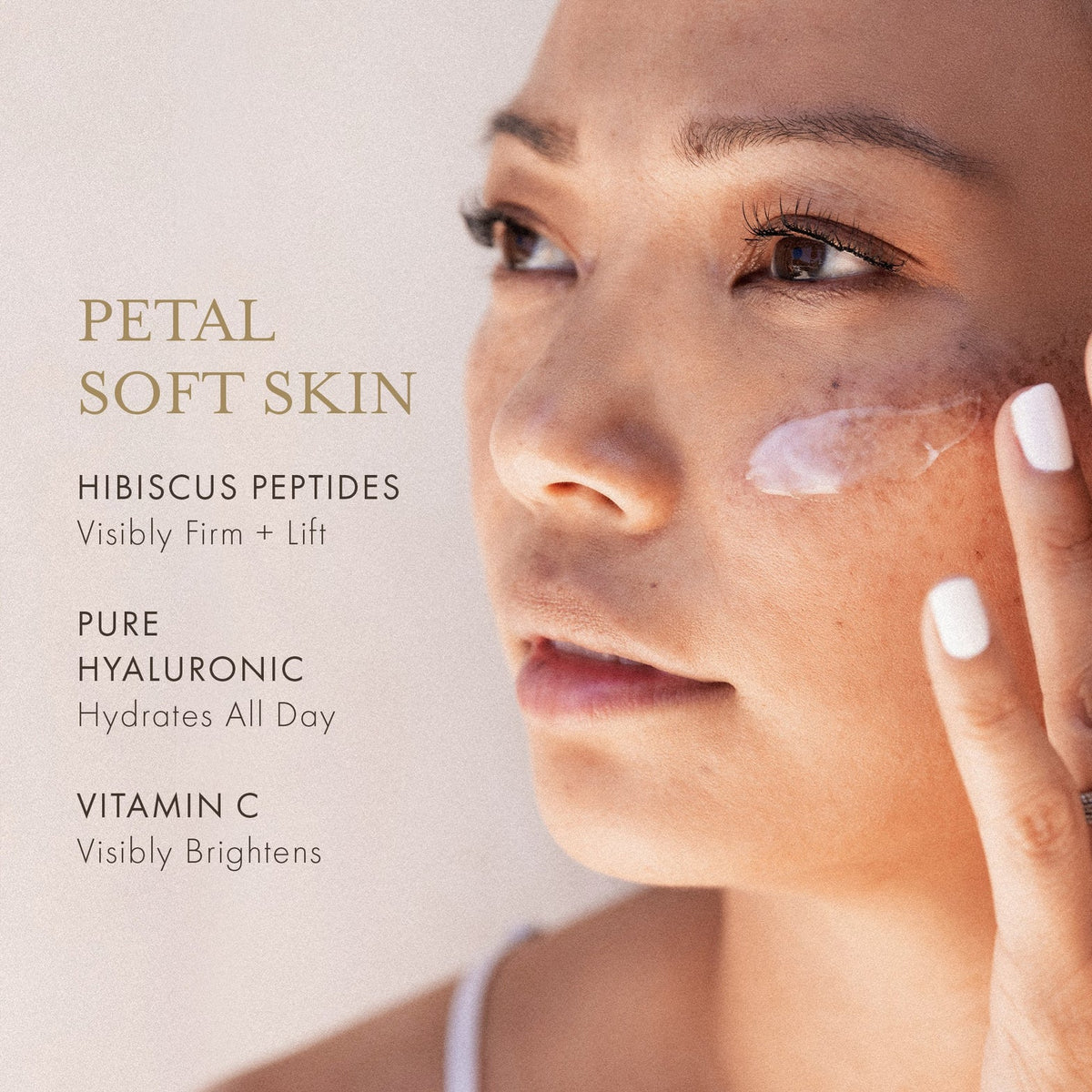 Saint Jane Hydrating Petal Cream - Hyaluronic Acid + Vitamin C Daily Moisturizer