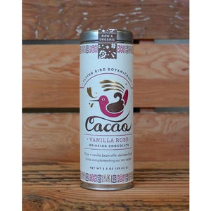 Flying Bird Botanicals | Organic Cacao Vanilla Rose Drinking Chocolate ~ 7.5oz