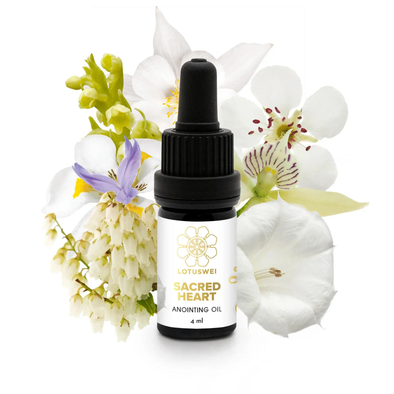 LOTUSWEI Sacred Heart Anointing Oil ~ For Hope, Resilience, Transmutation