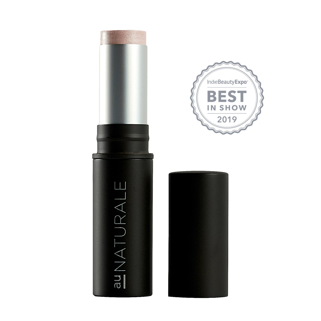 Au Naturale Cosmetics All-Glowing Creme Highlighter stick in Prosecco, clean beauty
