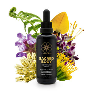 LOTUSWEI Sacred Body Flower Elixir Supplement ~ For Bioenergetic Cleanse, Ethereal Alignment, Auric Revitalization