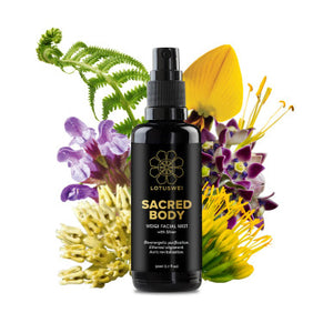 LOTUSWEI Sacred Body WeiQi Facial Mist ~ For Bioenergetic Cleanse, Ethereal Alignment, Auric Revitalization