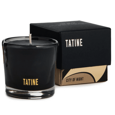 Tatine Candle | City of Night | Black Wax 3 oz