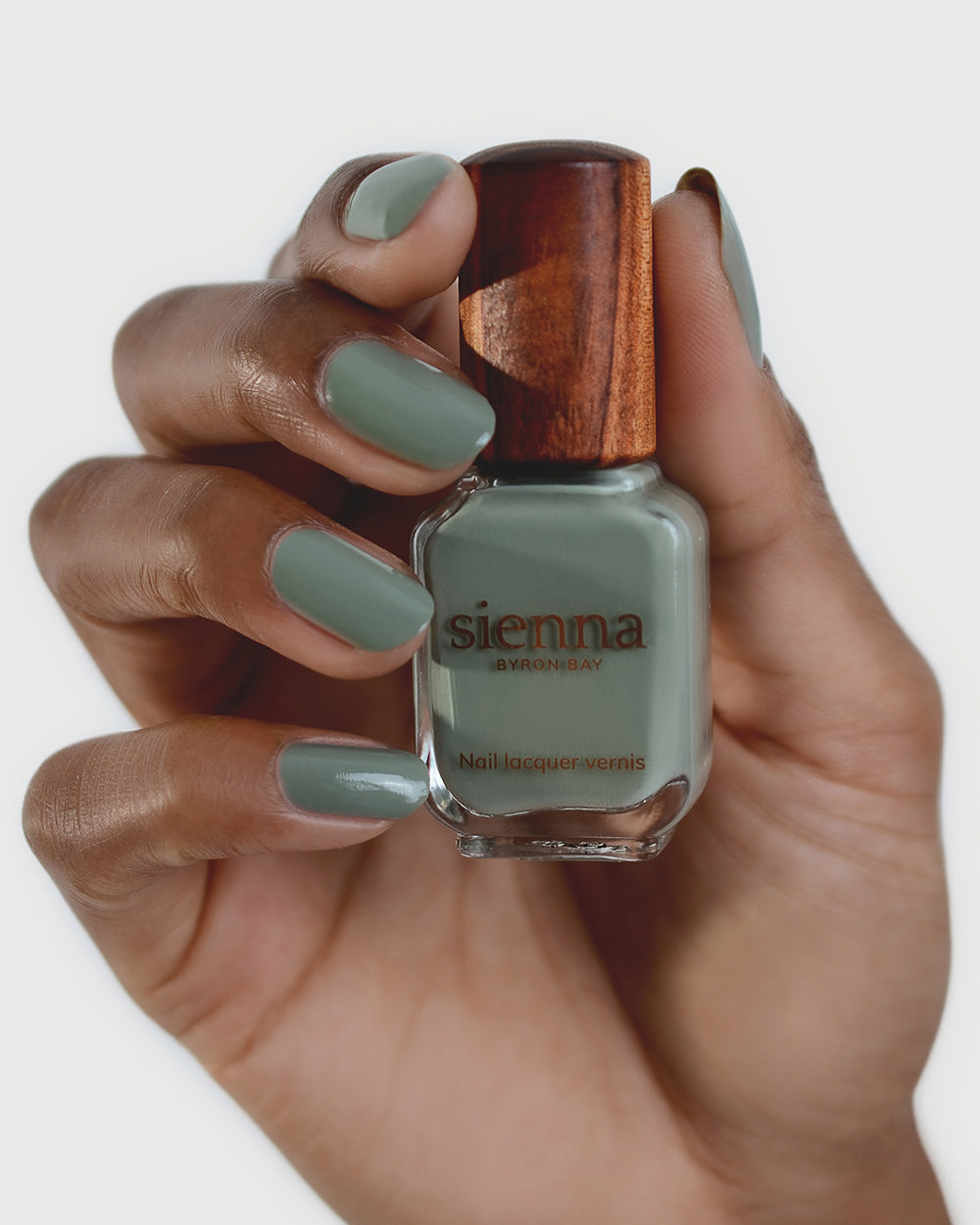 Sienna Nail Polish | SOUNDSCAPE ~ Midtone Sage Crème