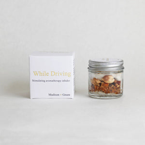 Madison + Green "While Driving" - Stress Relief Aromatherapy Inhaler