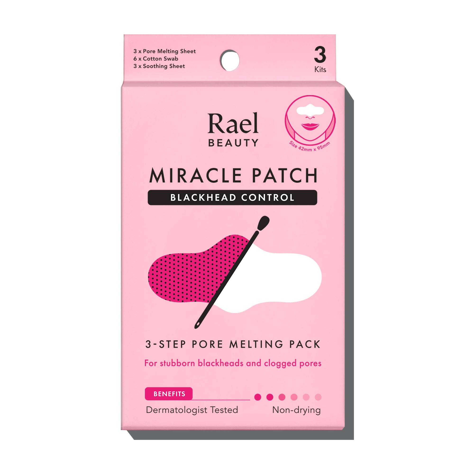 Rael - Rael Miracle Patch Blackhead 3-Step Pore Melting Pack