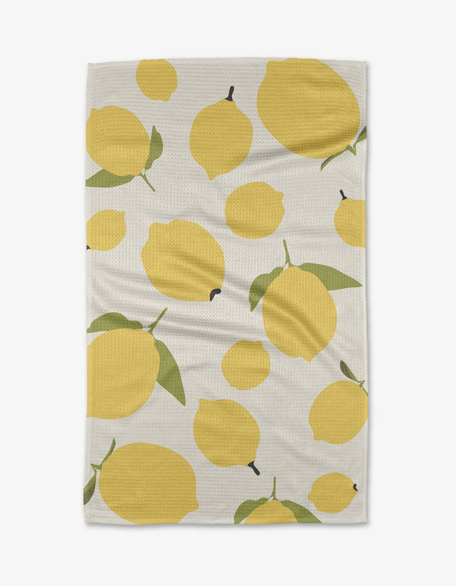 Geometry Kitchen Tea Towel  Sunny Lemons And Oranges - Wildcraft