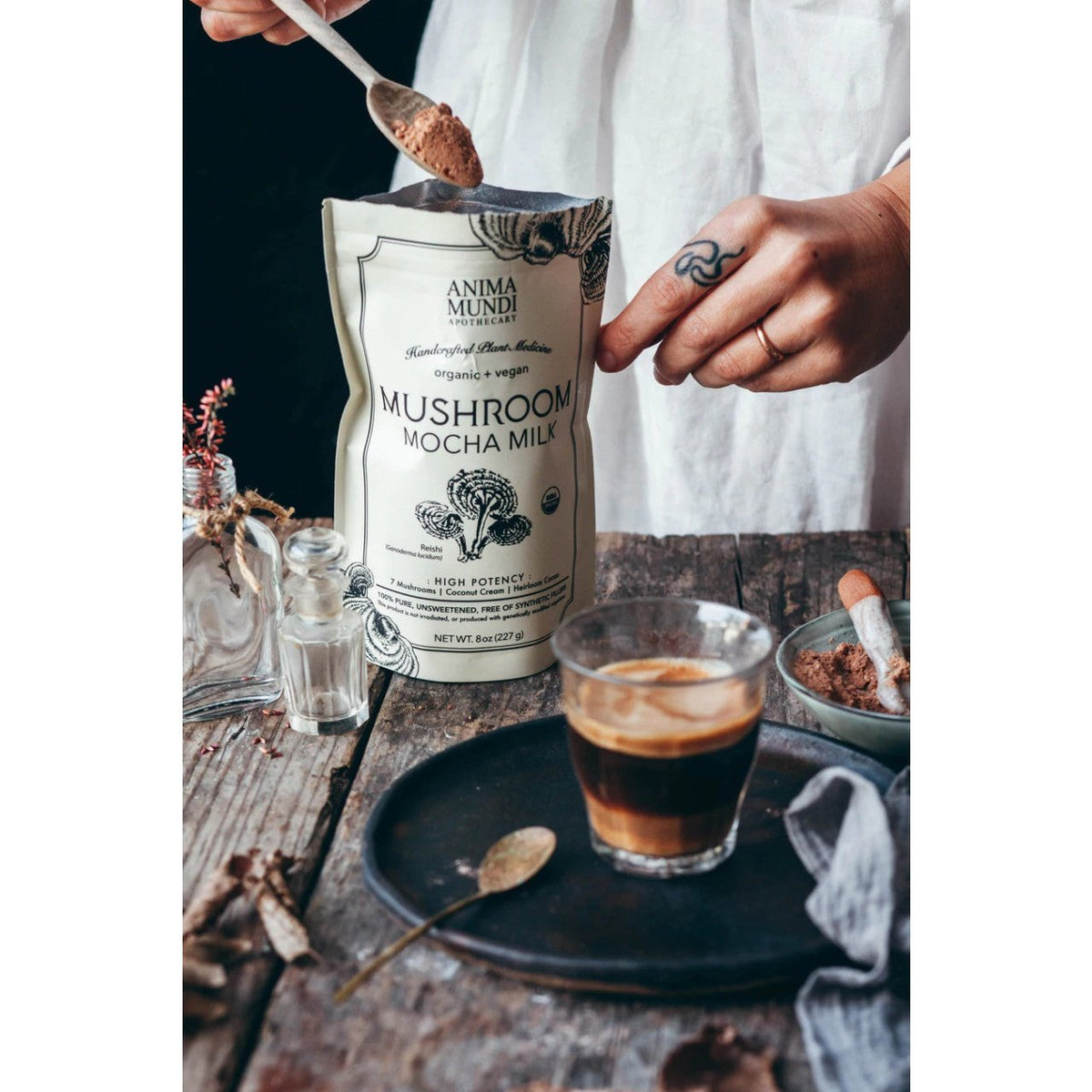 Anima Mundi Mushroom Mocha Milk | organic + vegan