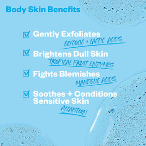 Kosas Good Body Skin | AHA + Enzyme Exfoliating Wash