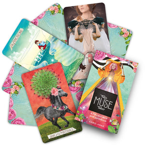 The Muse Tarot ~ A 78-card deck and guidebook by Chris-Anne
