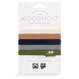 Kooshoo Plastic-free Hair Ties ~ Classics